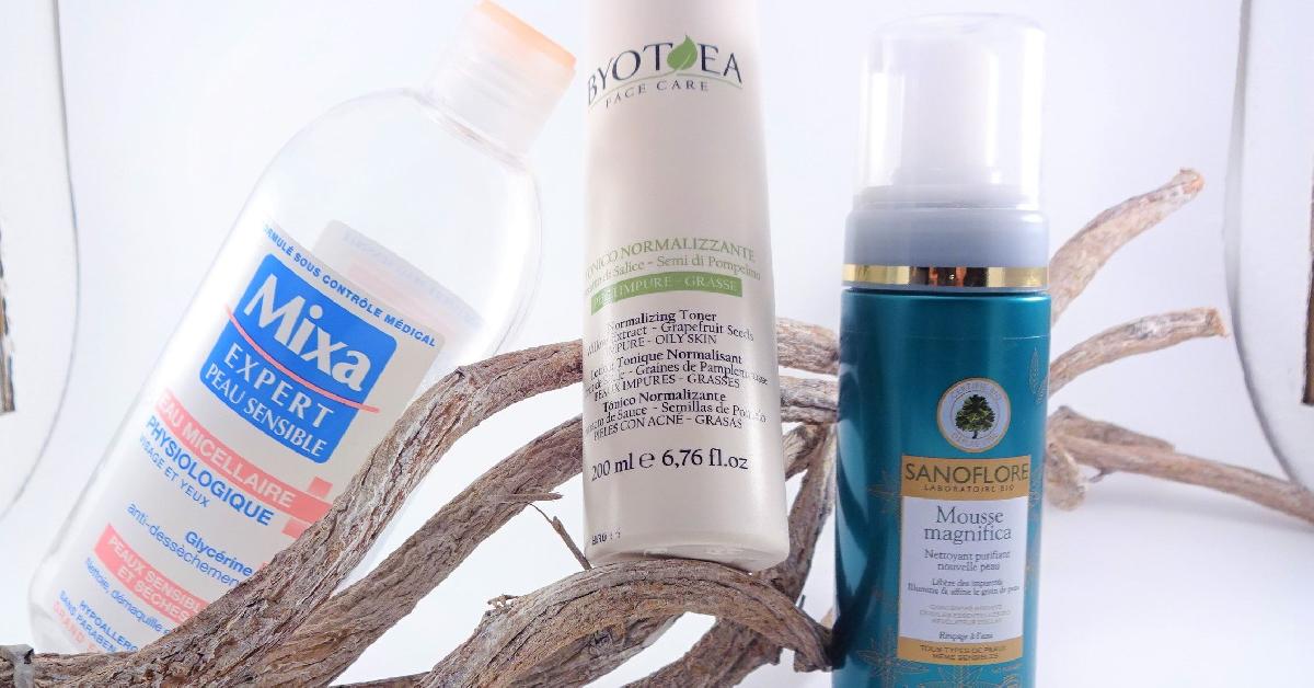 Nettoyage du visage mes produits terminés Beautés