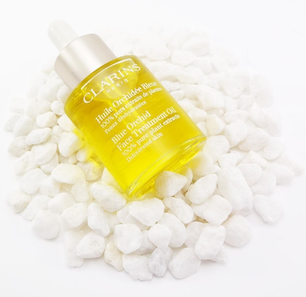 L'huile à l'orchidée bleue de Clarins
