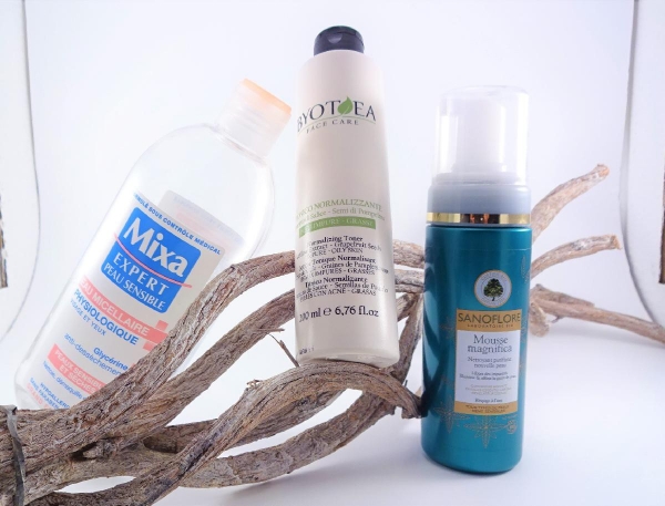 Nettoyage du visage: mes produits terminés