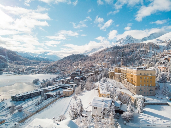 Valmont sponsor officiel avec Kulm Hotel des Snow Golf Days 2024 à Saint-Moritz